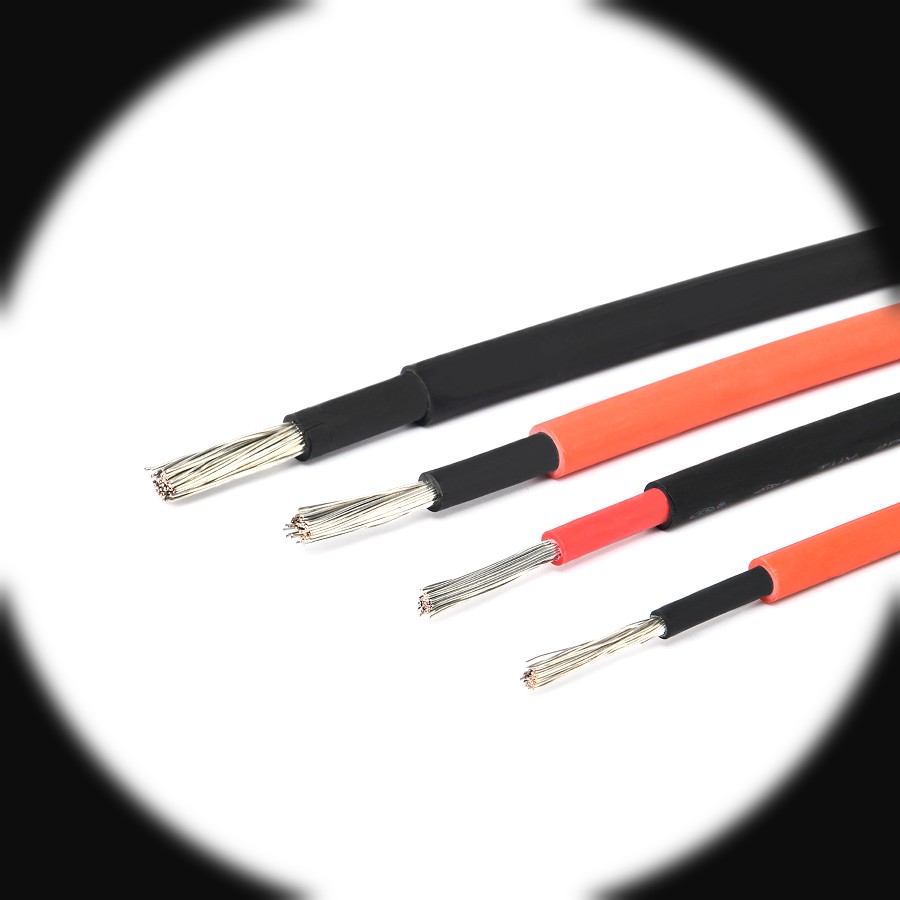 PV1-F solar cable red and black